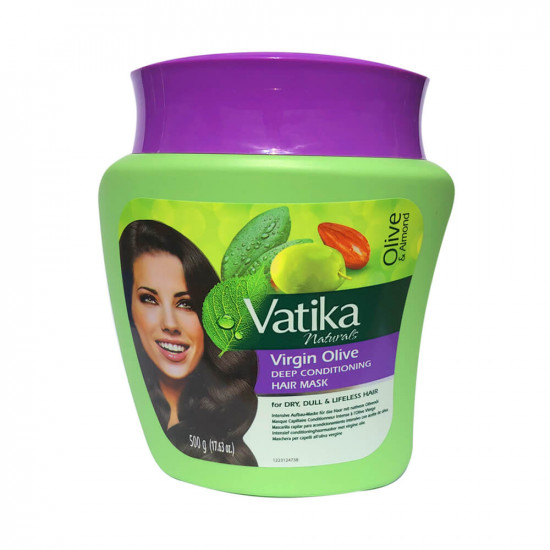 Dabur Vatika Maska s panenským olivovým olejem mandlemi a hennou 500G