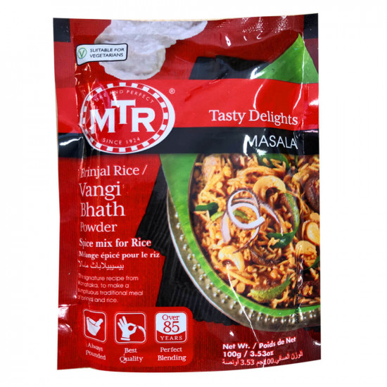 MTR Brinjal Rice / Vangi Bhath Powder (Směs koření pro Rýže) 100G