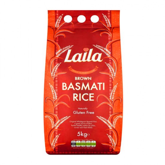 Laila Hnědý Basmati Rýže 5KG