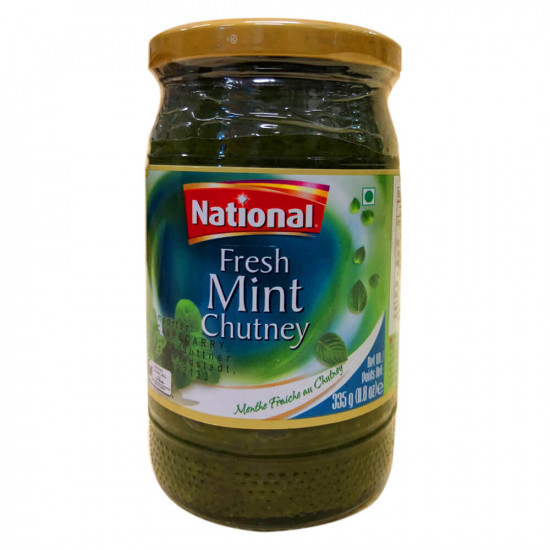 National Čerstvý Máta Chutney (Fresh Mint Chutney) 335G