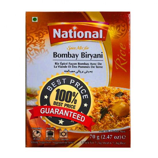 National Bombay Biryani Směs Koření Rýže (70G)