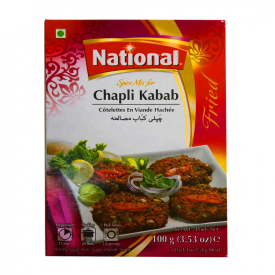 National Chapli Kabab Kari Směs (100G)